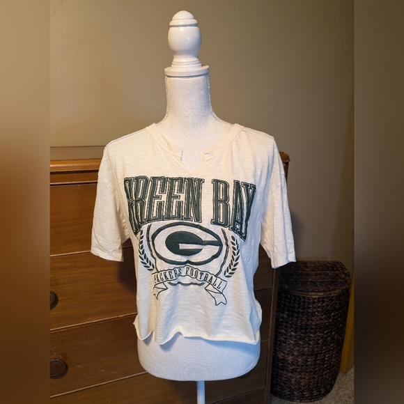 NFL Green Bay Packers Cropped T-shirt - Picture 1 of 13